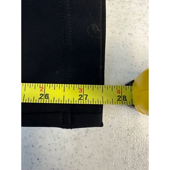 Worth New York Pull On Side Snap Pants Black Elastic Waist size S Blended A60 - Picture 7 of 7
